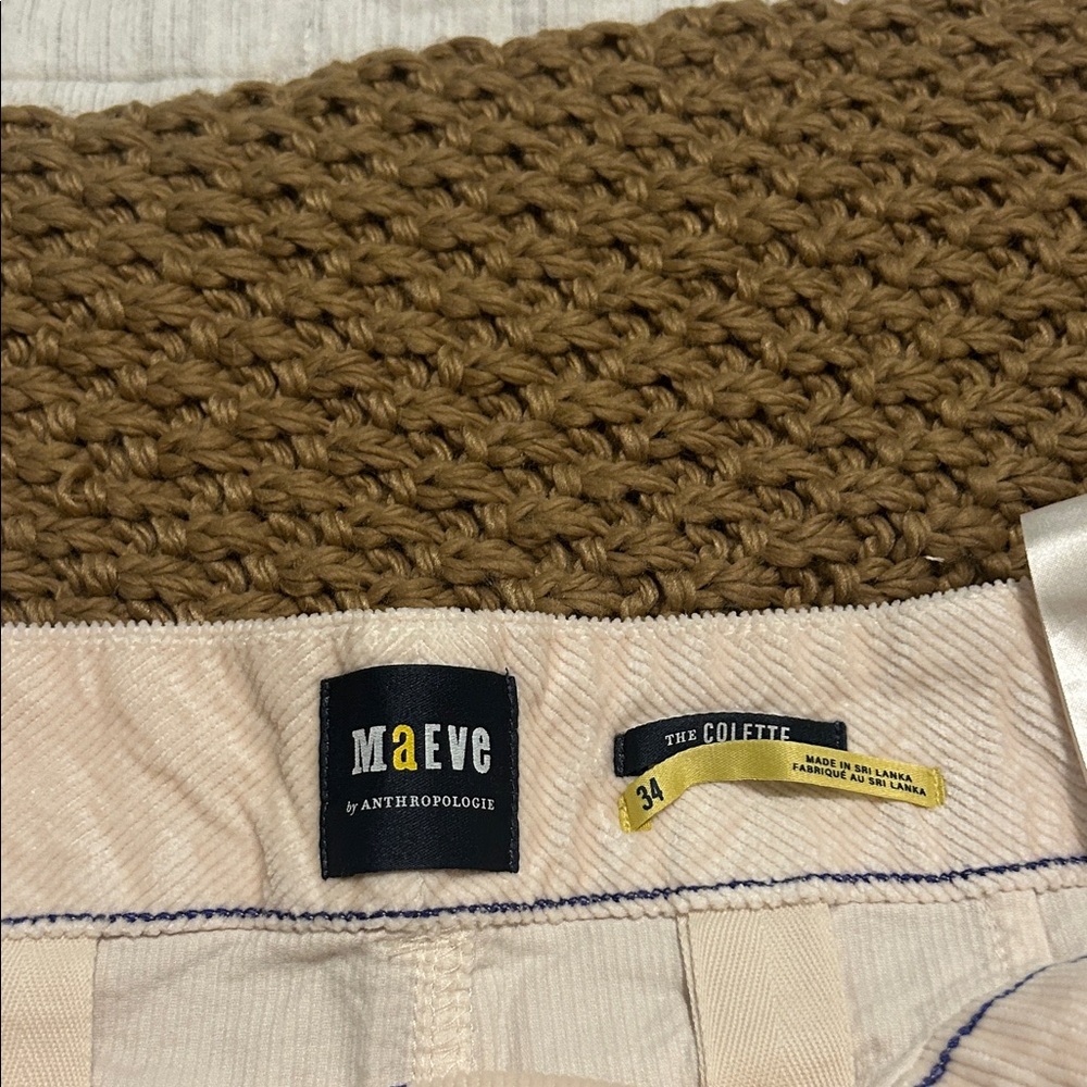 Maeve Tan Wide Leg Pants